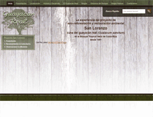 Tablet Screenshot of guayacanreal.com